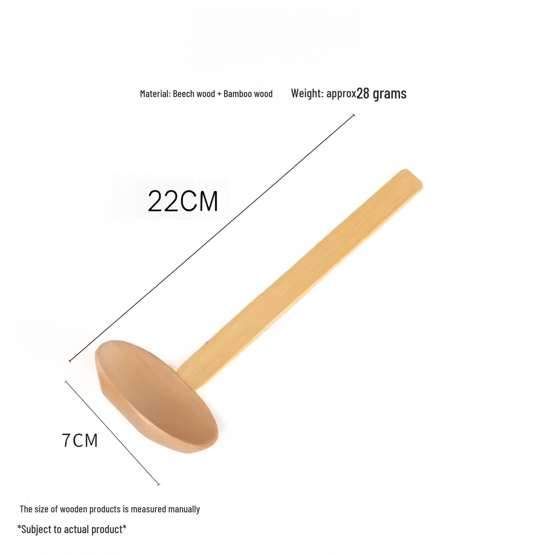 

Japanese Aji-sen Ramen Wooden Ladle & Tortoiseshell Skimmer Spoon Set for Hot Pot & Mala Tang