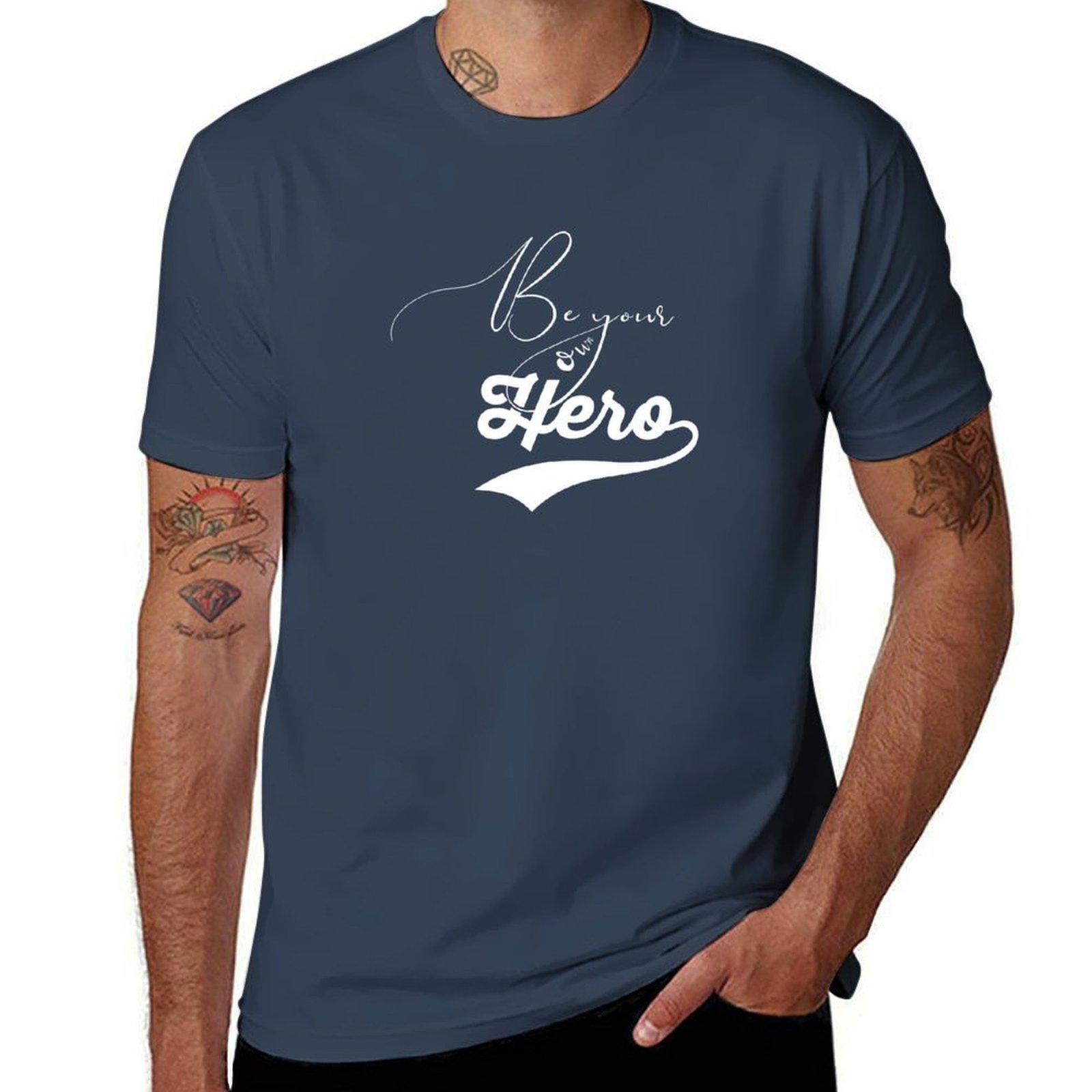 Be Your Own Hero TShirt Functional Casual Short Sleeve Tee S