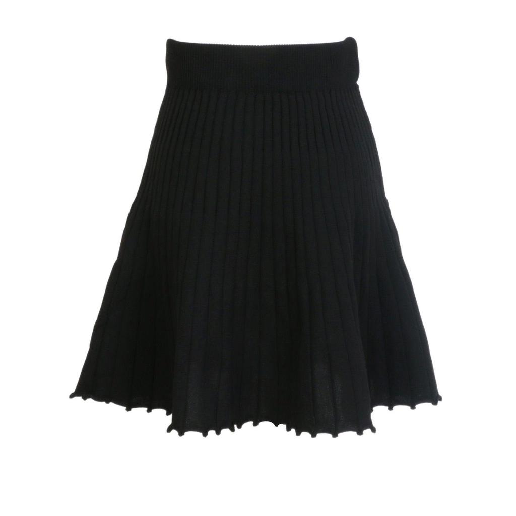 Slimming Sleeveless Sheath Dress & Pleated Knit Skirt Set