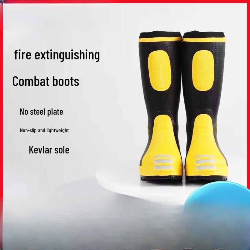 

OLOMM Ze antai Ultralight Firefighter Rescue Boots Standard