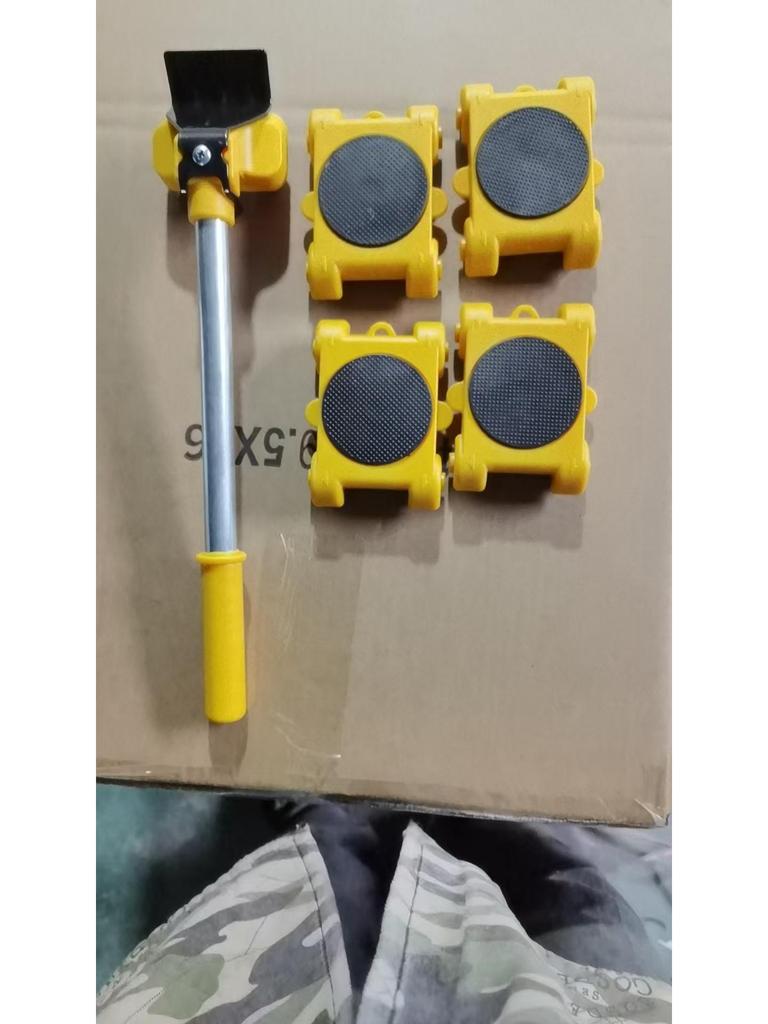 Portable Heavy-Duty Metal Moving Tool for Household Objects