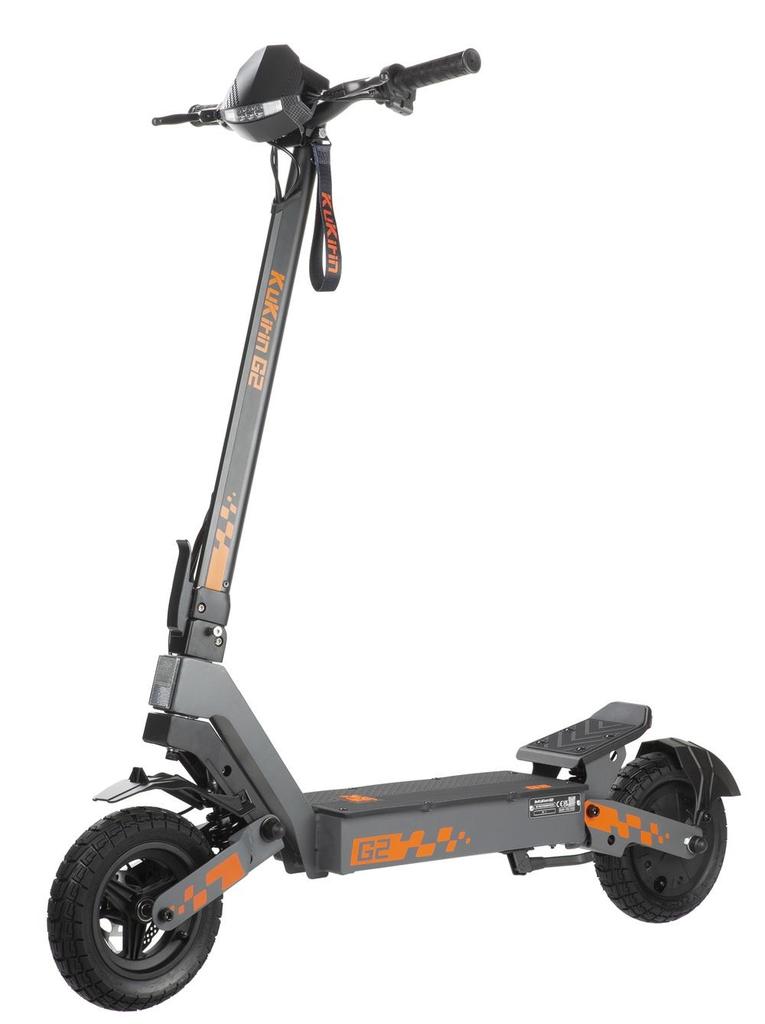 Elektrická koloběžka Kukirin G2 800W 48V 15AH, maximální rychlost 45-50 km/h, 10palcové terénní pneumatiky, LCD displej, dojezd 55-60 km, skládací koloběžka - BEZ ABE.