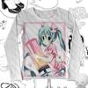 Vêtements pour femmes Manches longues T-shirts pour femmes Star Kpop Fille Y2k Kitty Trashy Y2k Années 2000 Hauts Vêtements Kawaii Femme Harajuku Gothique