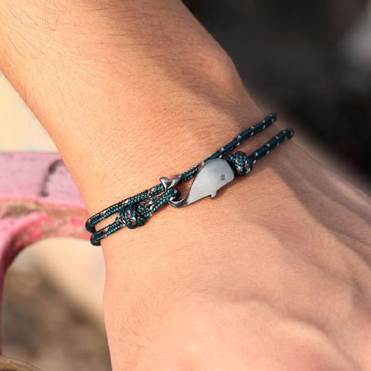 Alloy Mother-Child Animal Hand-woven Color Thread Bracelets for Mom Daughter