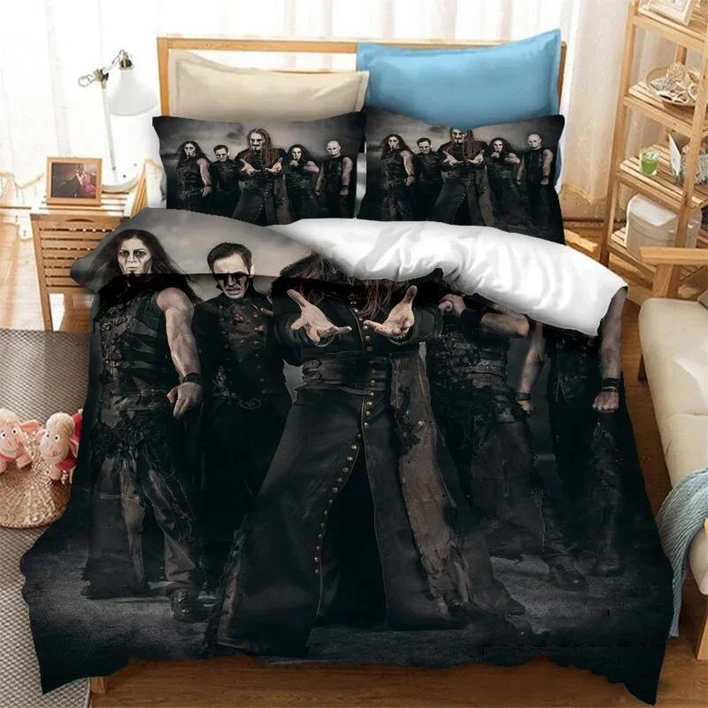 

Luxury New 3D Print Powerwolf Comfortable Duvet Quilt Cover Pillowcase Bedding Set Children Bedroom Decoration Home Textile 70x133cm 2pcs