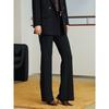 JUZUI Women's 2025 Spring Minimalist Slit Flared Commuter Pants