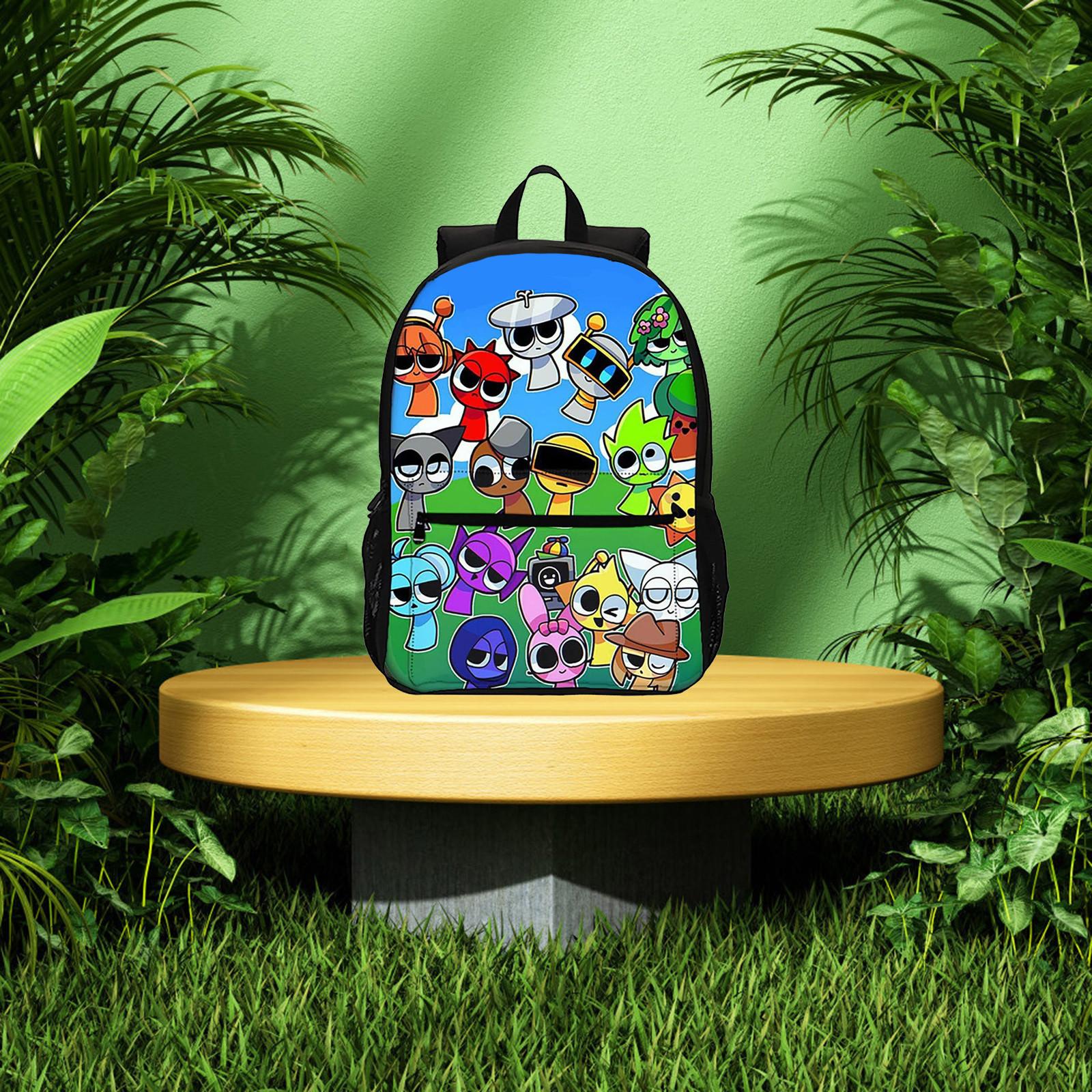 

Рюкзак большой вместимости для учеников начальной и средней школы, мультяжная наплечная сумка и пенал для детей One Size