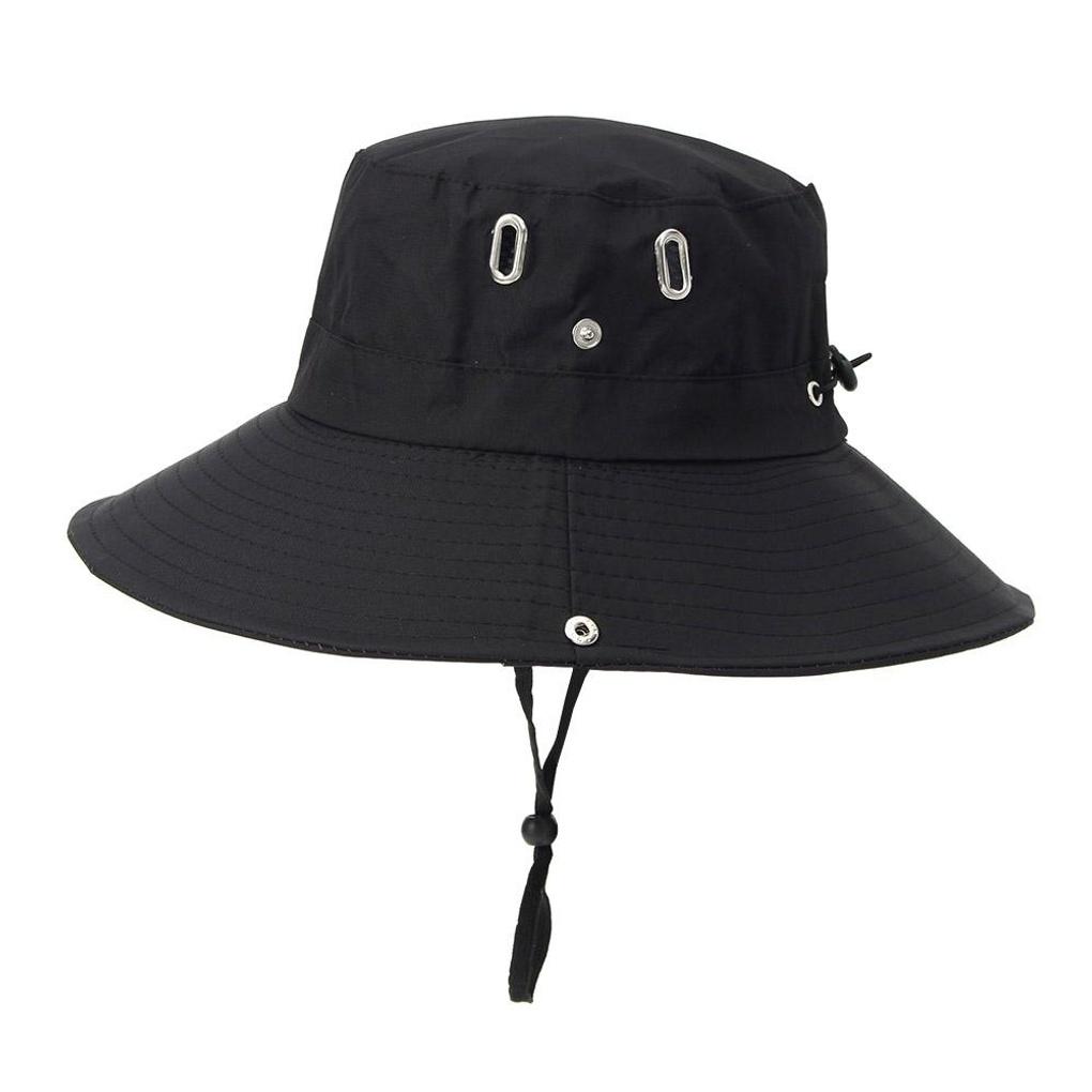 Sofos Mesh Hiking Hat (Black) Safari Hat
