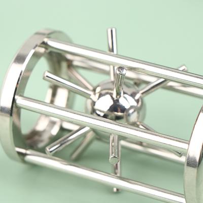 Classic Puzzle High Iq Cage Star Tooth Metal Brain Teaser Puzzles Game