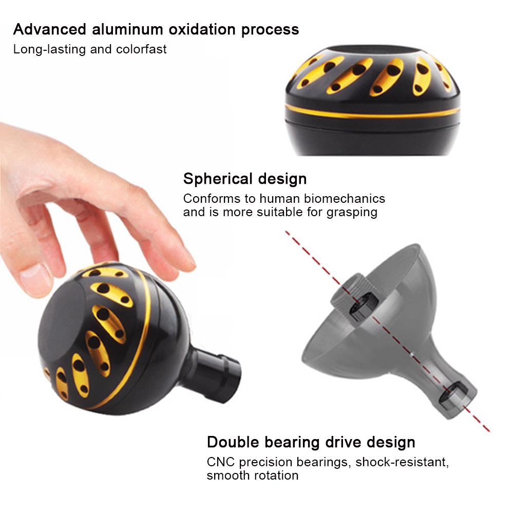 1Pc 30/35/38mm Fishing Handle Knob Metal for DAI&SHI Spinning Baitcast Reel Fishing Rocker DIY Tool Parts Fishing Accessories