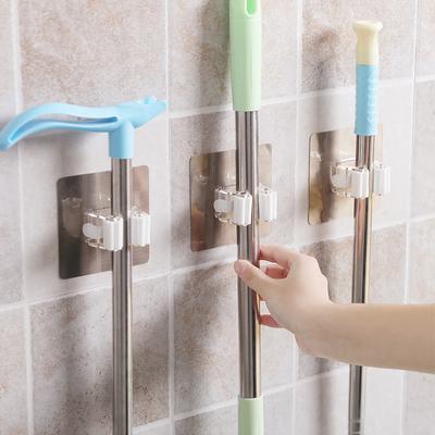 Lepiace viacúčelové háčiky Držiak na mop na stenu Držiak kefy Vešiak na metlu Háčik Kuchyne Kúpeľňa Silné príslušenstvo