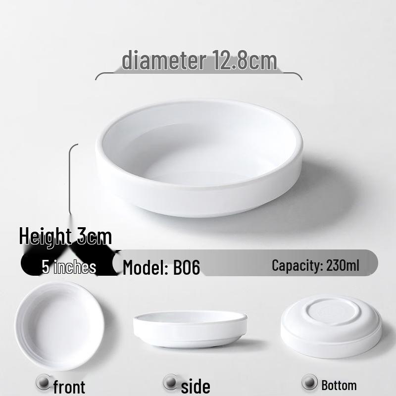 Heerli Commercial Melamine Rice Bowls, 10-Pack