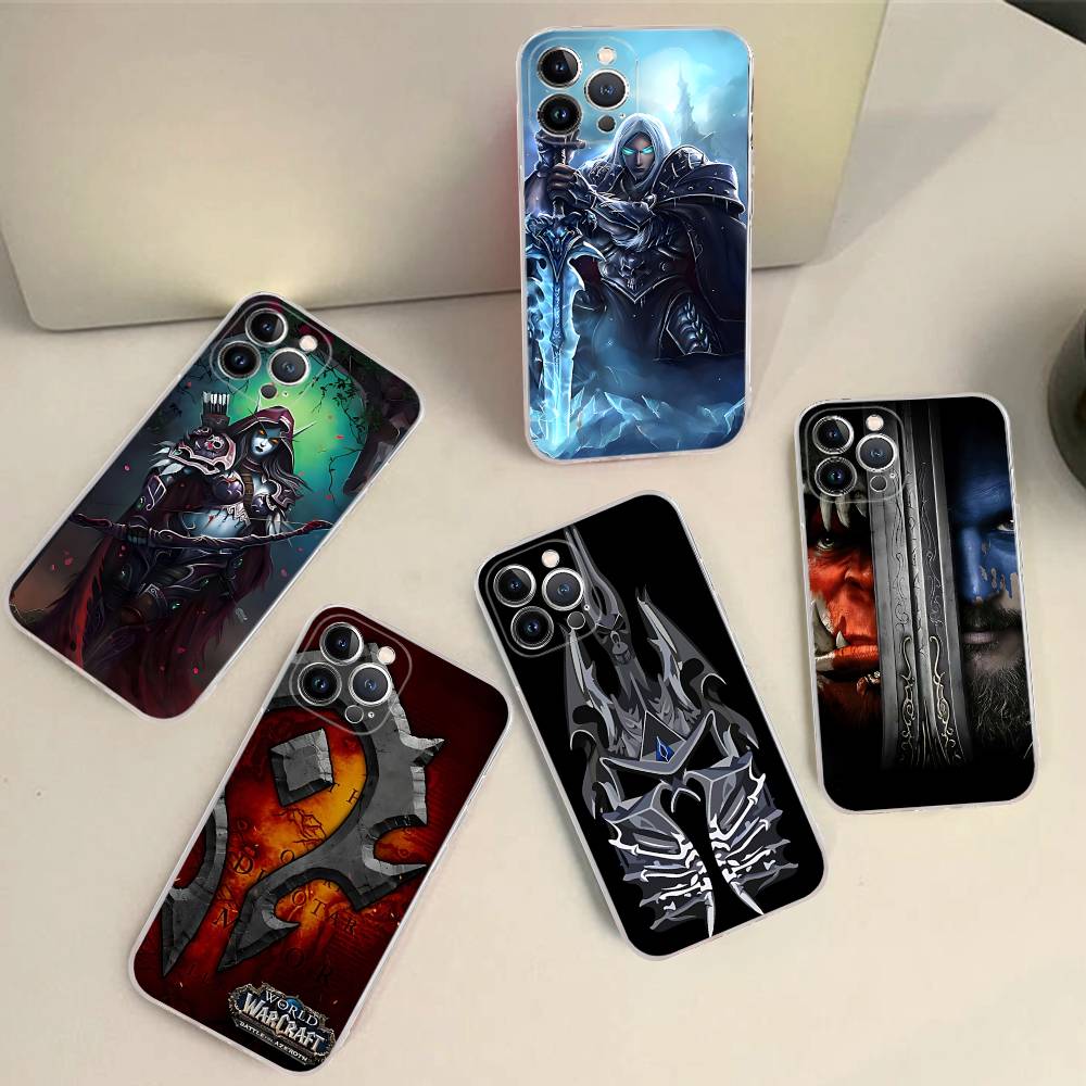 Web Game W-WarcraftS Fit For IPhone 16 15 Promax Phone Case IPhone 14 11 12 High End 13 Pro Silicone