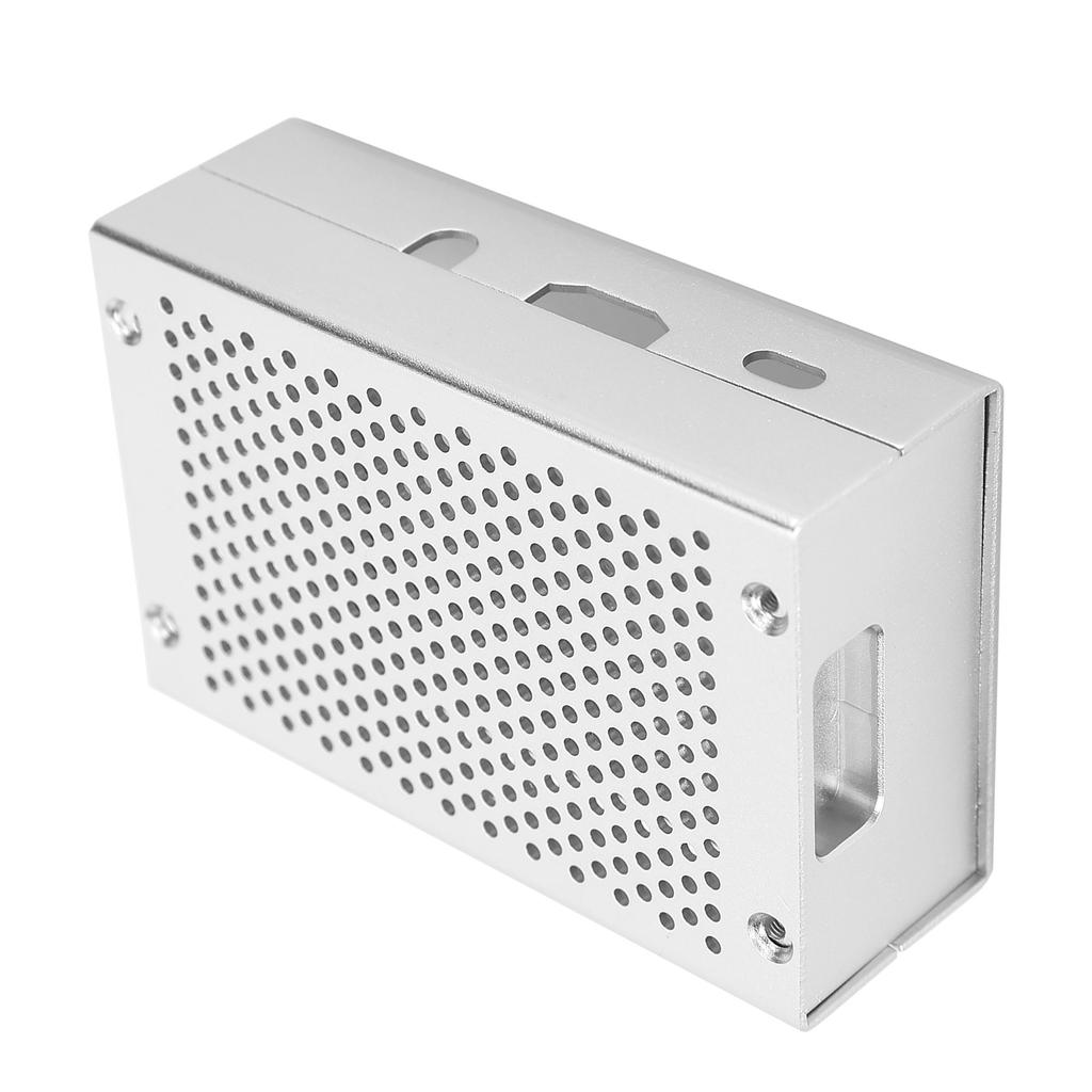 Aluminum Alloy Protective Shell Dustproof Heat Dissipation Enclosure for Raspberry Pi 3B