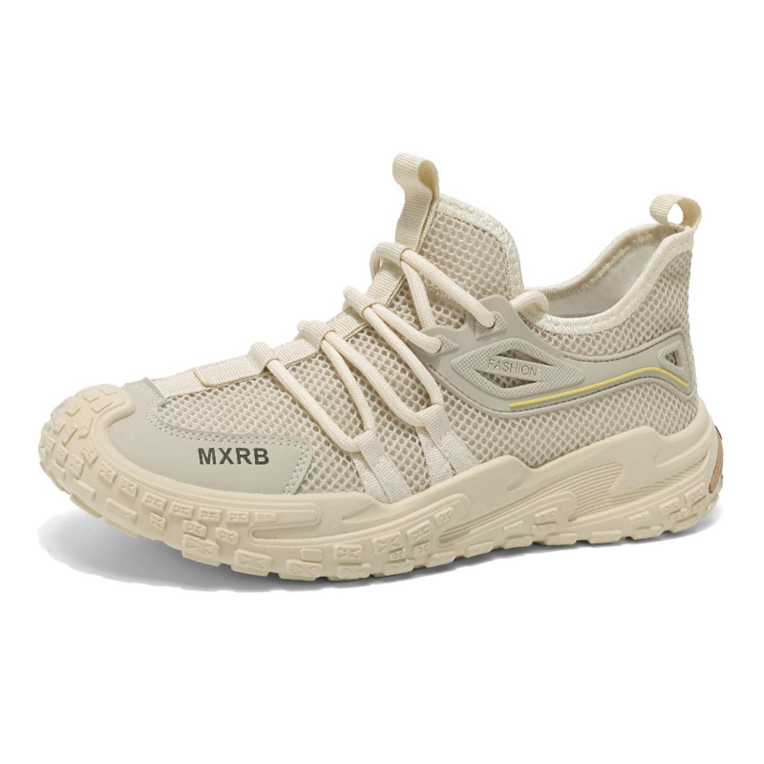 

2025 Mesh Men s Shoes: New Summer Breathable Thin Anti-odor Mesh Shoes, Men s Casual and Versatile, Non-slip Sports Trendy Shoes 44 сірий