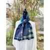 Used B55 Rags, Stole, Old Cloth, Remake, Indigo Dye, Patchwork, Sewing, Sashiko