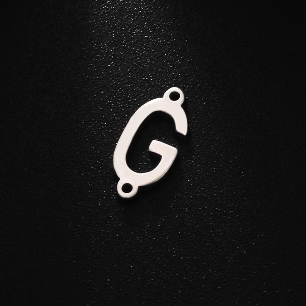 Cazador 5 Pcs/Lot Stainless Steel Gold Color Capital Letter DIY Charms for Jewelry 26 A-Z Alphabet Pendant for Necklace Bracelet