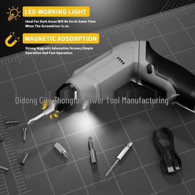 Ensemble de tournevis électriques compacts - Mini outils portatifs pour un usage domestique