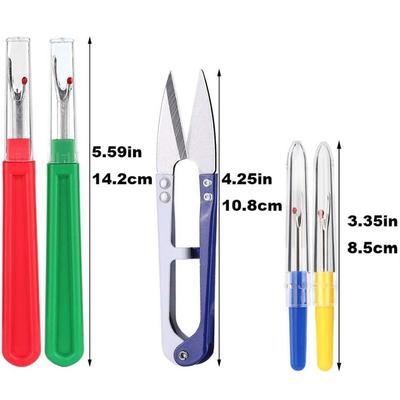 4 Pcs Big and Small Seam Ripper Thread Cutter Remover for Sewing Stitch Ripper with Storage Bag for Sewing Needlework DIY Craft