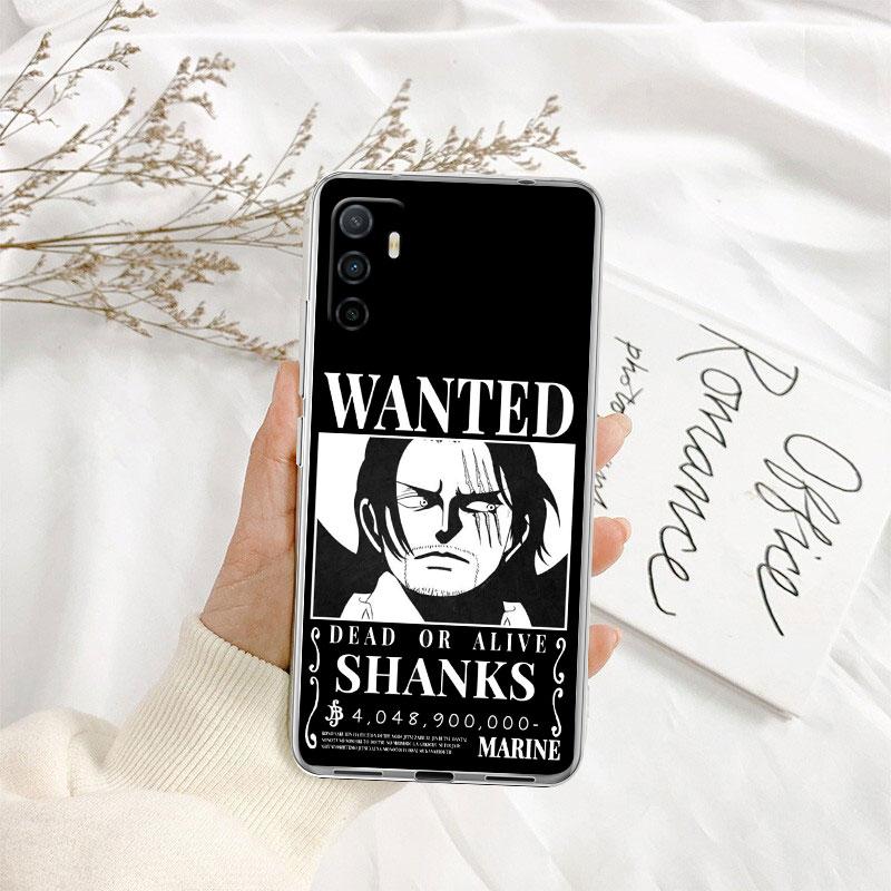 TR32 One Piece Shanks Transparent Phone Case for Motorola Moto G7 G8 G9 G84 G85 G73 G24 G15 Z2 Play Power Plus
