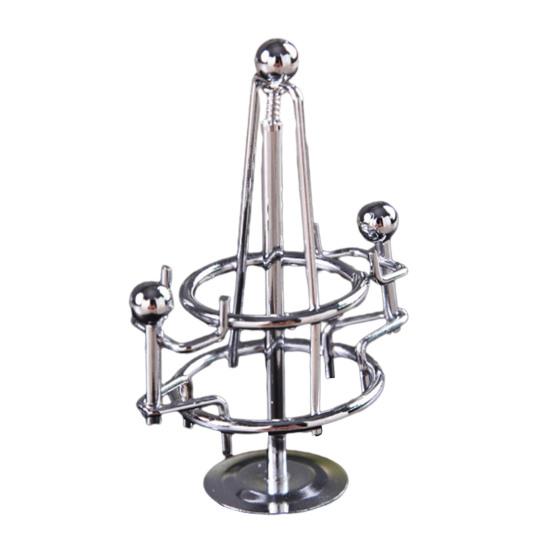Mini Balancing Iron Men Toy Helicopter Weightlifter Horizontal Bar Guitar Man Physics Balance Toy Tumbler Kinetic Art Decompressive Desk Toy Home