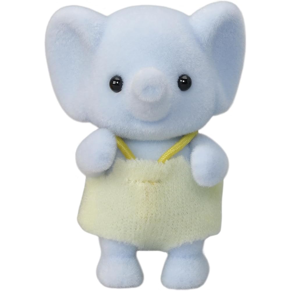 Sylvanian Families Elephant Family Doll Set FS-38 for Ages 3+ Toy Dollhouse