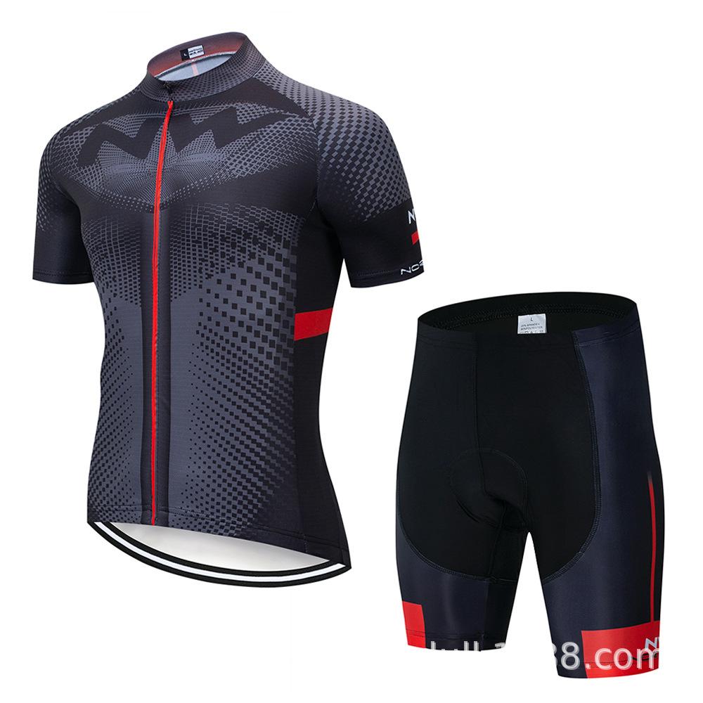 Summer NW Short Sleeve Strap Cycling Suit Men's Bicycle Suit Moisture Absorbing, Breathable and Sweating