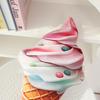 3D Simulation Eis Plüschtier Stofftier Essen Snack Kissen Kissen Süße Waffel Kawaii Raumdekoration Geburtstagsgeschenk für Kinder