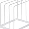 Chopping Board Rack Serving Tray Plate Organizer for Dining Room Home Pantry Black