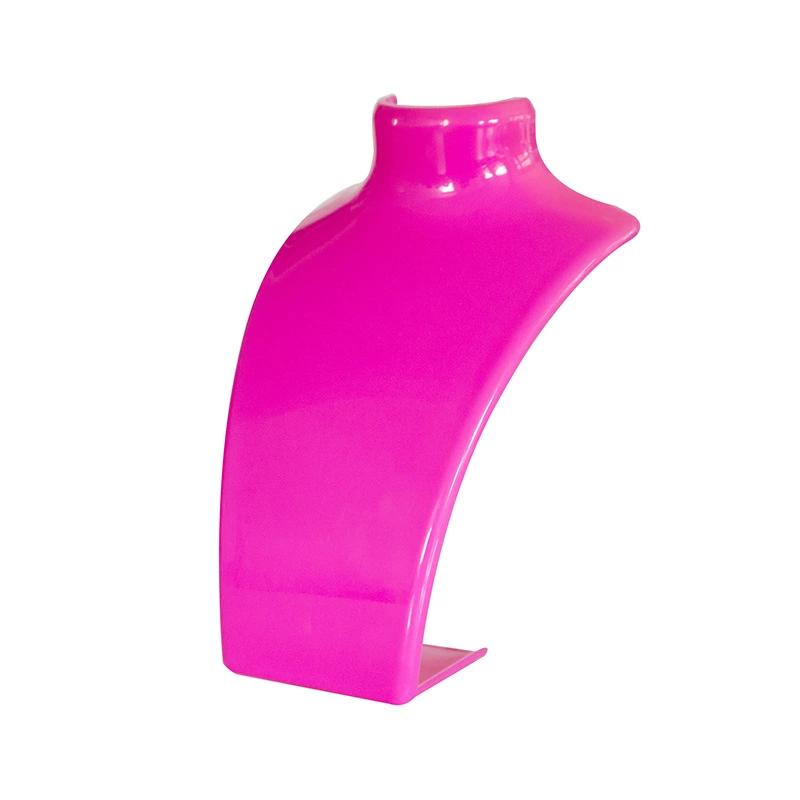 Plastic Mannequin Necklace Display Bust Stand Holder Jewellry Mannequin Bust Rack for Necklaces Pendant Earrings Display Shelf