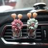 Daisy Car Vent Perfume Bottle Ornament - Aromatherapy for Women