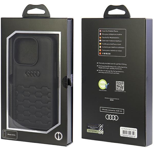 Audi Gt Skóra Syntetyczna Iphone 15 Pro6.1Czarny/Black Hardcase Au-Tpupcip15P-Gt/D2-Bk
