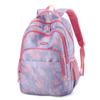 Pattern Contrasting Stripe Neutral Backpack Splash Proof Outdoor Travel Bag