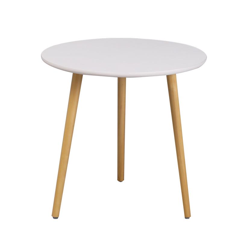 Nordic Triangle Coffee Table - Modern Minimalist Design, Multi-purpose Small Round Table, Perfect for Solo Living or Sofa Side Table.
