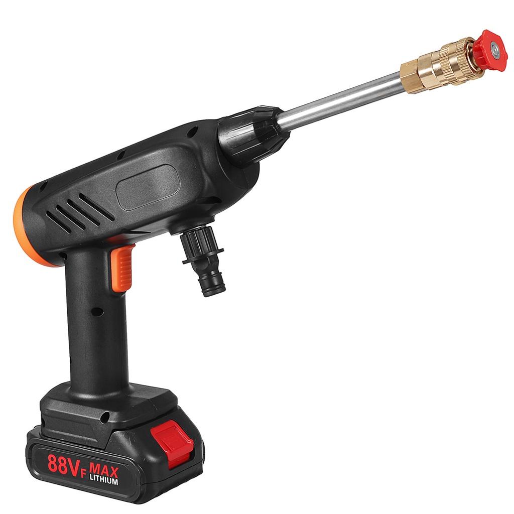 350W Portable Cordless High Pressure Washer High Pressure Foam Generator Car Wash Water Gun Spray Gun