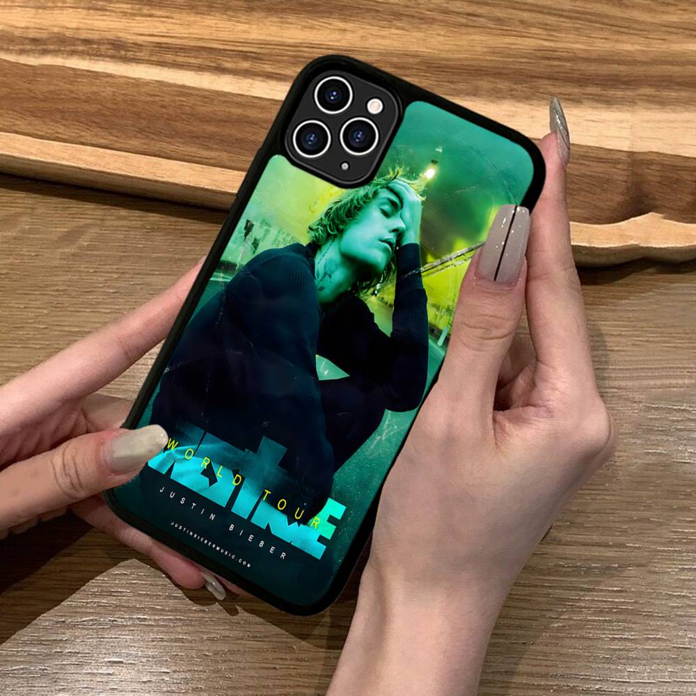 

Singer Justin B-Bieber For iPhone 17 16 15 14 13 12 11 Pro Max Plus Shockproof PC+TPU Phone Back Cover iPhone 12