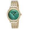 Versace SAFETYPIN Watch, Green Dial, Stainless Steel, Sapphire Crystal, Quartz Movement, 34mm, Swiss Made, Women's, Gold, VEPN00820
