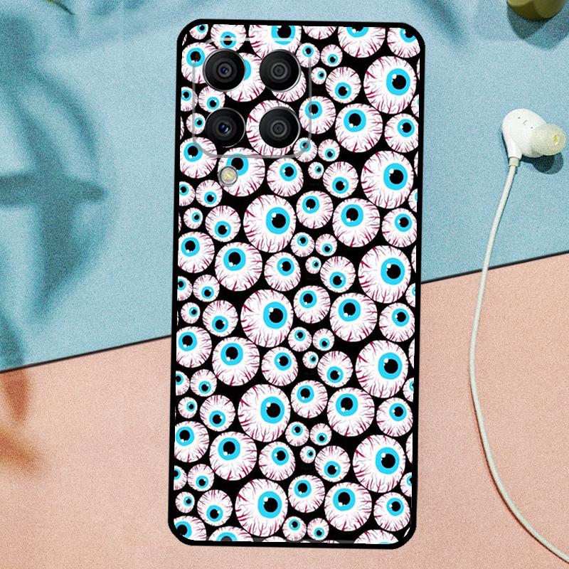 Crazy Eyeball Pattern For Samsung Galaxy M33 M35 M55 M15 M12 M13 M14 M34 M54 M53 M21 M31 M11 M32 M52 M06 M16 Case