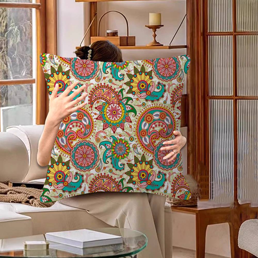 Bohemian Area Pillow Cover Design Cushion Cover Decor Holiday Decorati