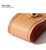Presbyopia-Friendly D-67 Wear-Resistant Vegetable Tanned Leather Shoulder Strap with Buckle & Hardware Protection Ring.