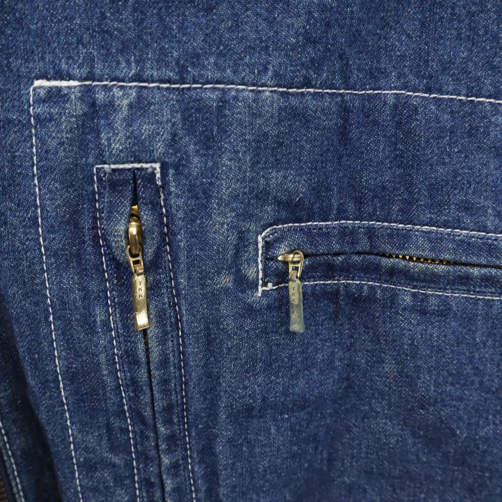 Made In Japan Denim Jacket Wash Blue Jeans Women Used