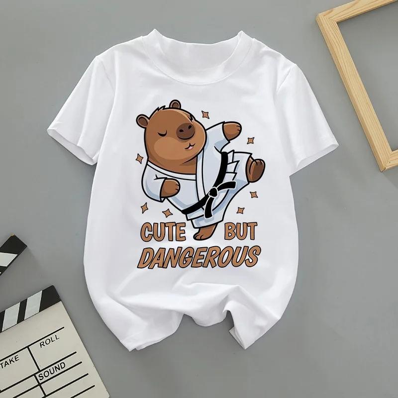 Children's T-shirts Boys Girls Cute Fashion 100% Cotton Short-sleeved Round-neck Comfortable Breathable Summer Versatile Soft