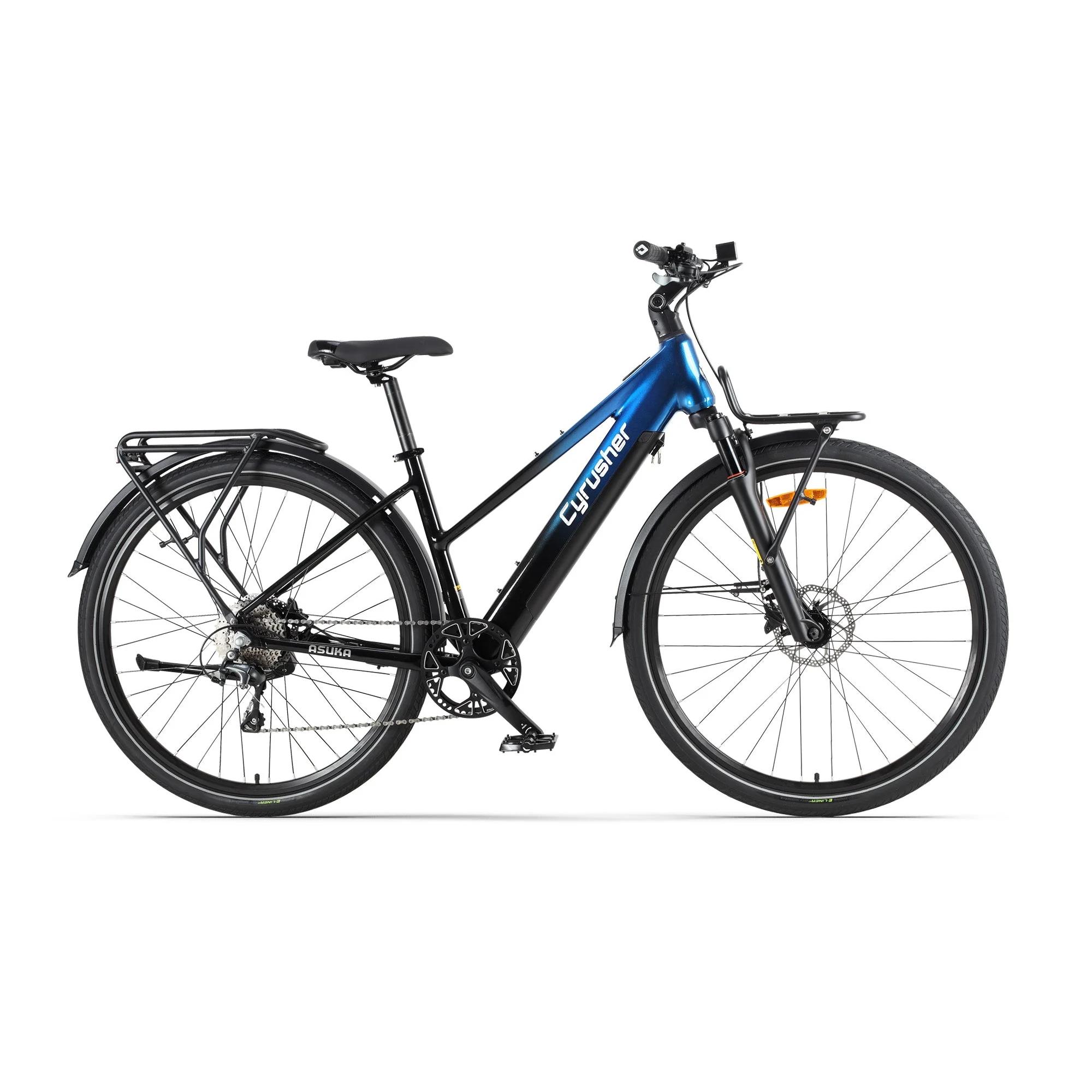 E-Motion Mobility Blue Cyrusher Asuka Ebike Mountain Snow E-Bike 36V14ah Battery 250W Motor Eiectric Bicycle 28 Inch Tire Electric Bike