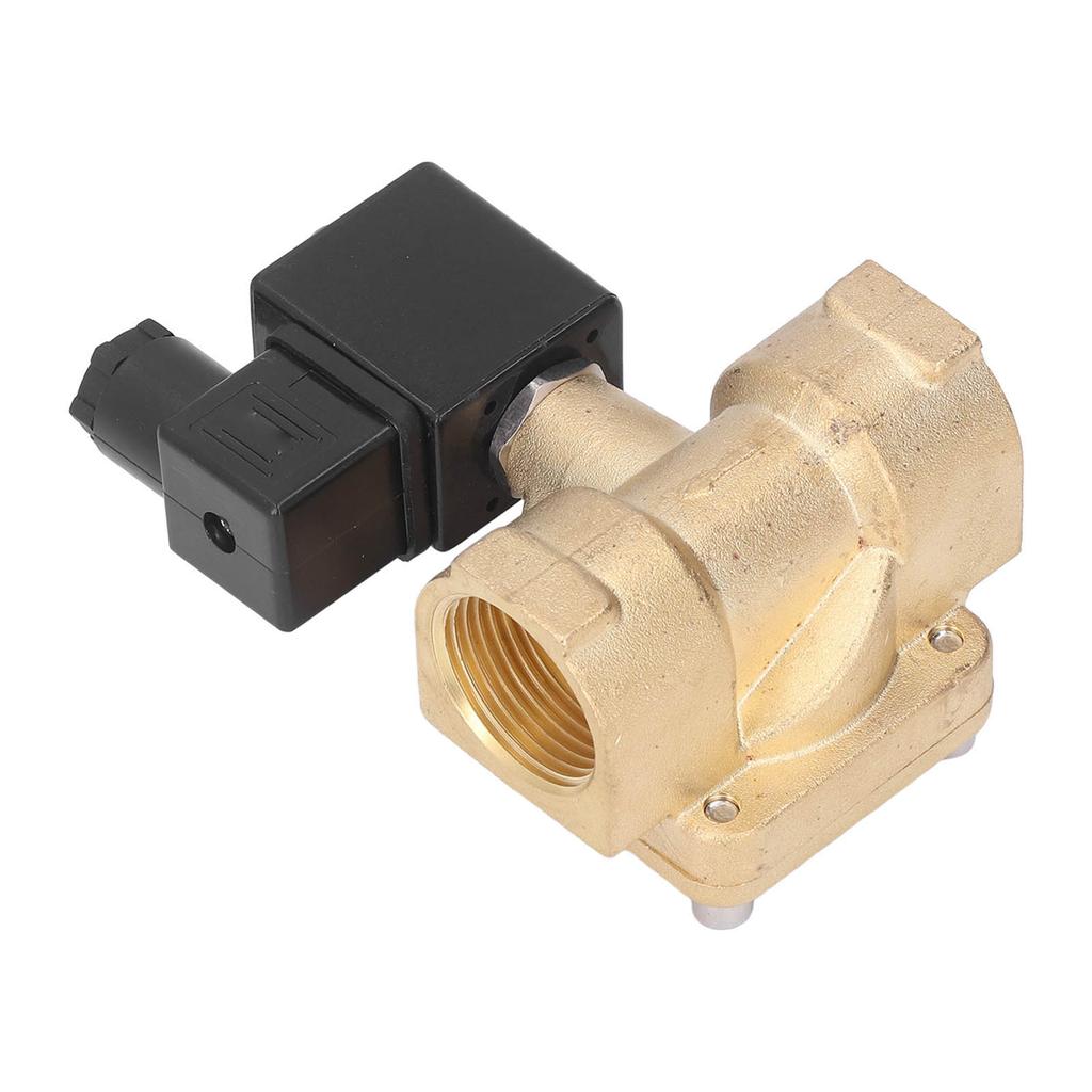 Brass Electric Solenoid Valve G1in NC 2 Position 2 Way Diaphragm High Pressure for Water Air