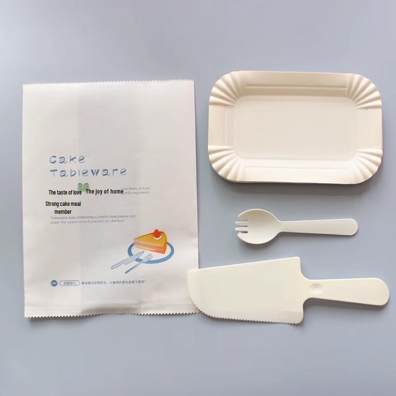 Disposable Birthday Cake Tableware Set