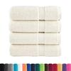 VidaXL Serviettes de Douche de Qualité Supérieure 4 pcs, Draps de Bain, Serviettes d'Invité, Serviettes de Salle de Bain 137477