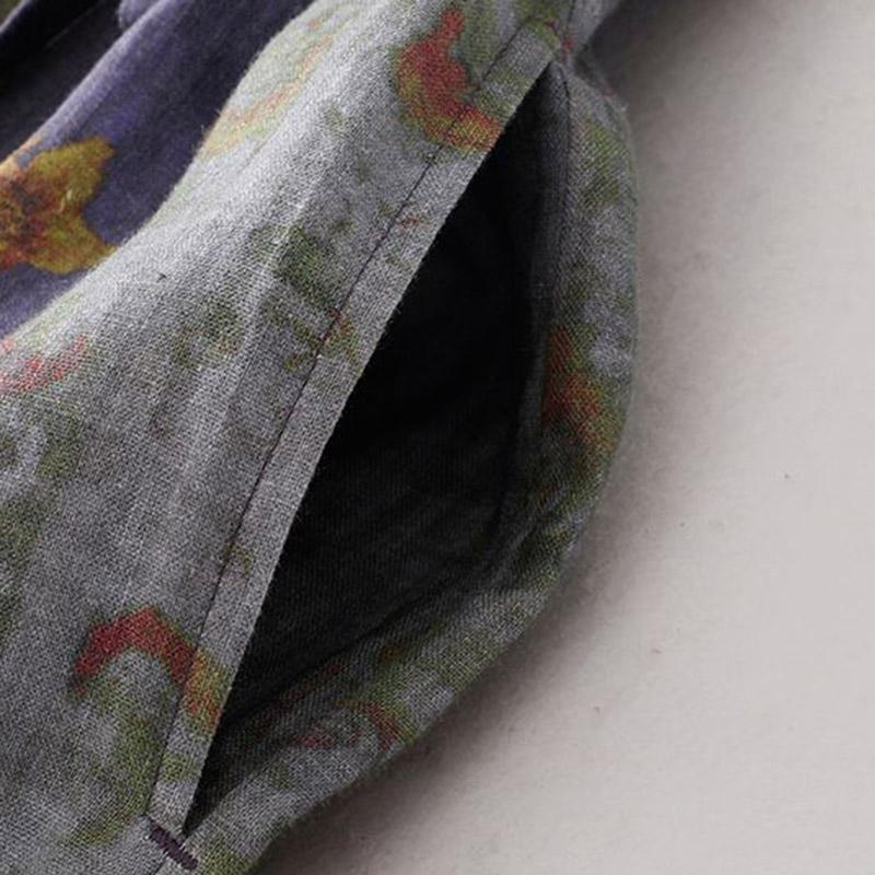 Dress for Woman Cotton Summer Plus Size Loose Floral Vintage Casual Printed Soft Long Holiday Dresses