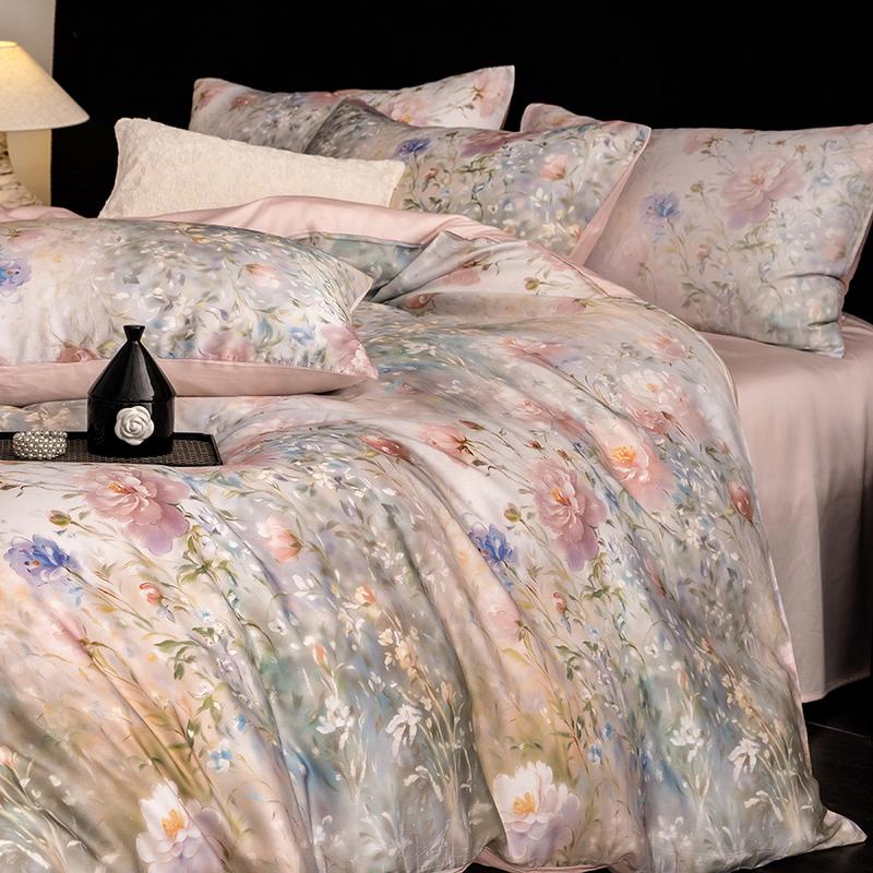 New  Luxury 100% Tencel Bedding Sets - High - Density, High - Count for 1.5m/1.8m/2.0m Beds