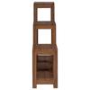 Plant Stand 3 Pcs Natural 25 X 25 X 80 Cm Solid Wood Teak