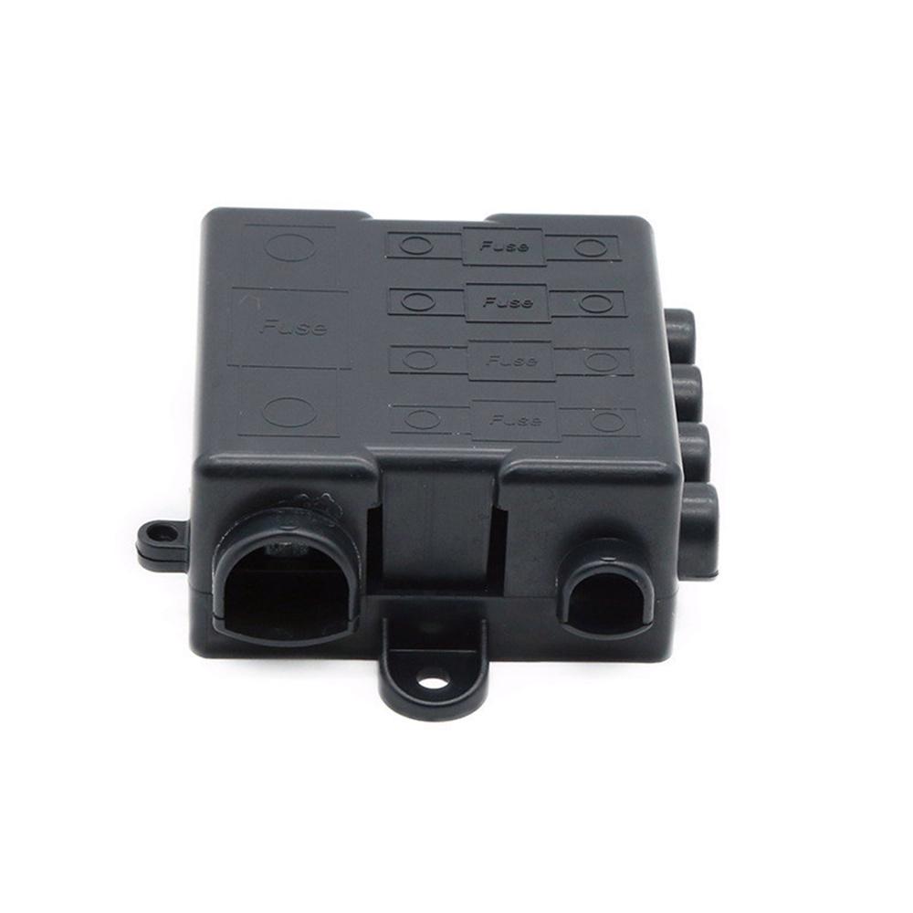Heavy Duty Power Distribution Block 5 Pole Bus Bar Fuse Holder Kit with Fuses